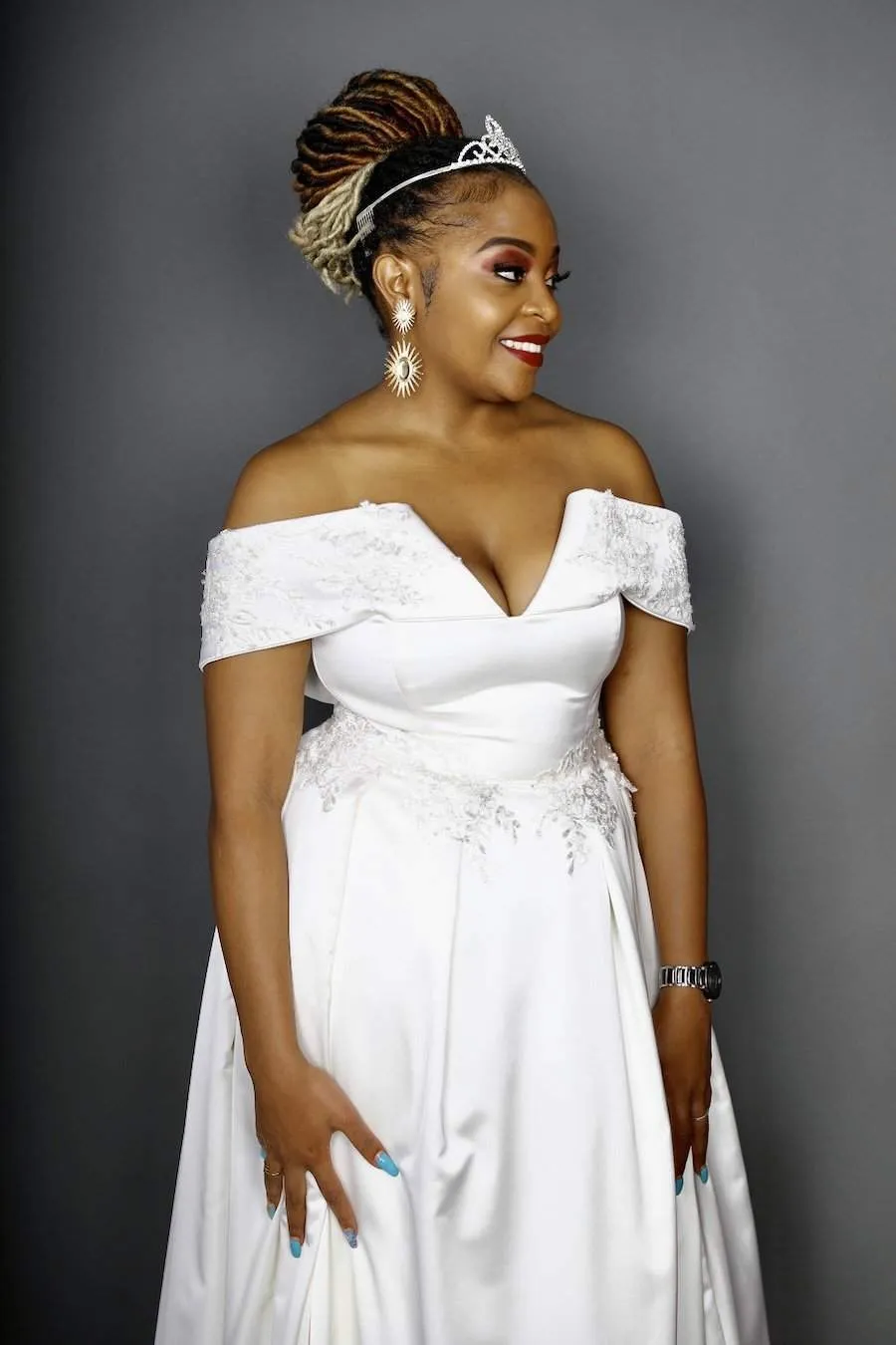 A-line Wedding Dress with Beads