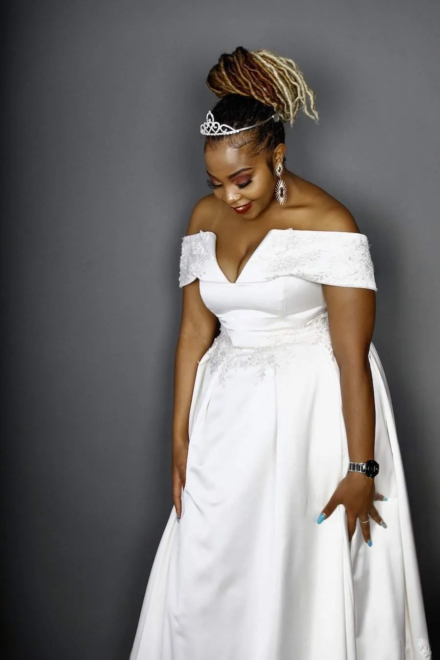 A-line Wedding Dress with Beads