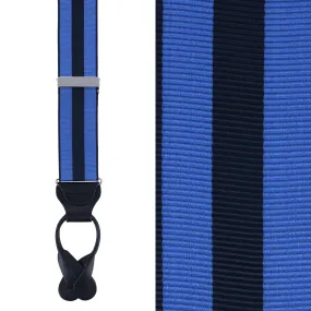 Balint 38MM Striped Non Stretch Grosgrain Ribbon Button End Braces