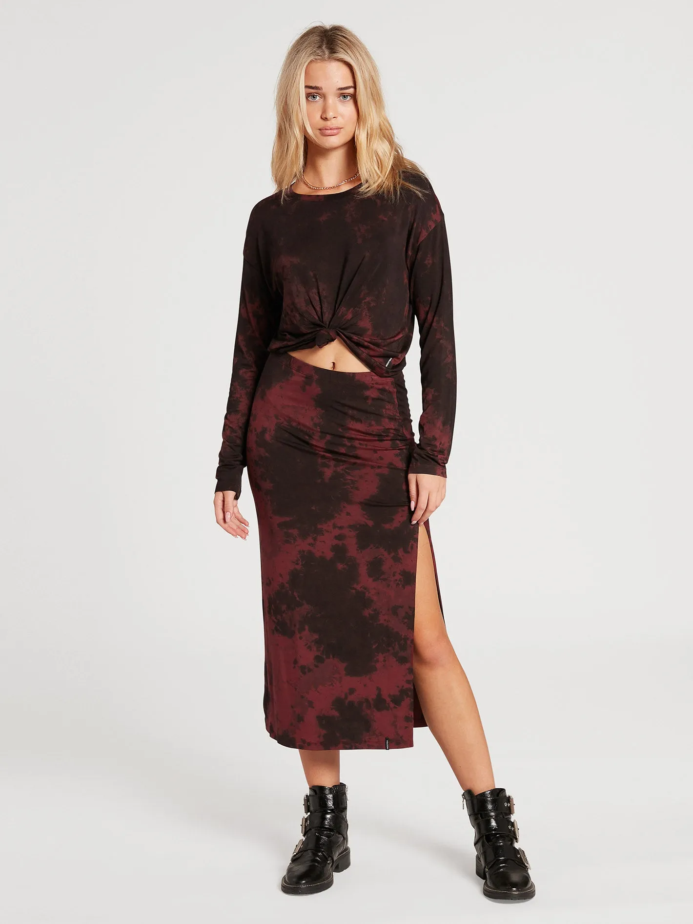 Be Easy Babe Skirt - AUBURN