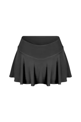Bria Mini Tennis Skirt (Black)