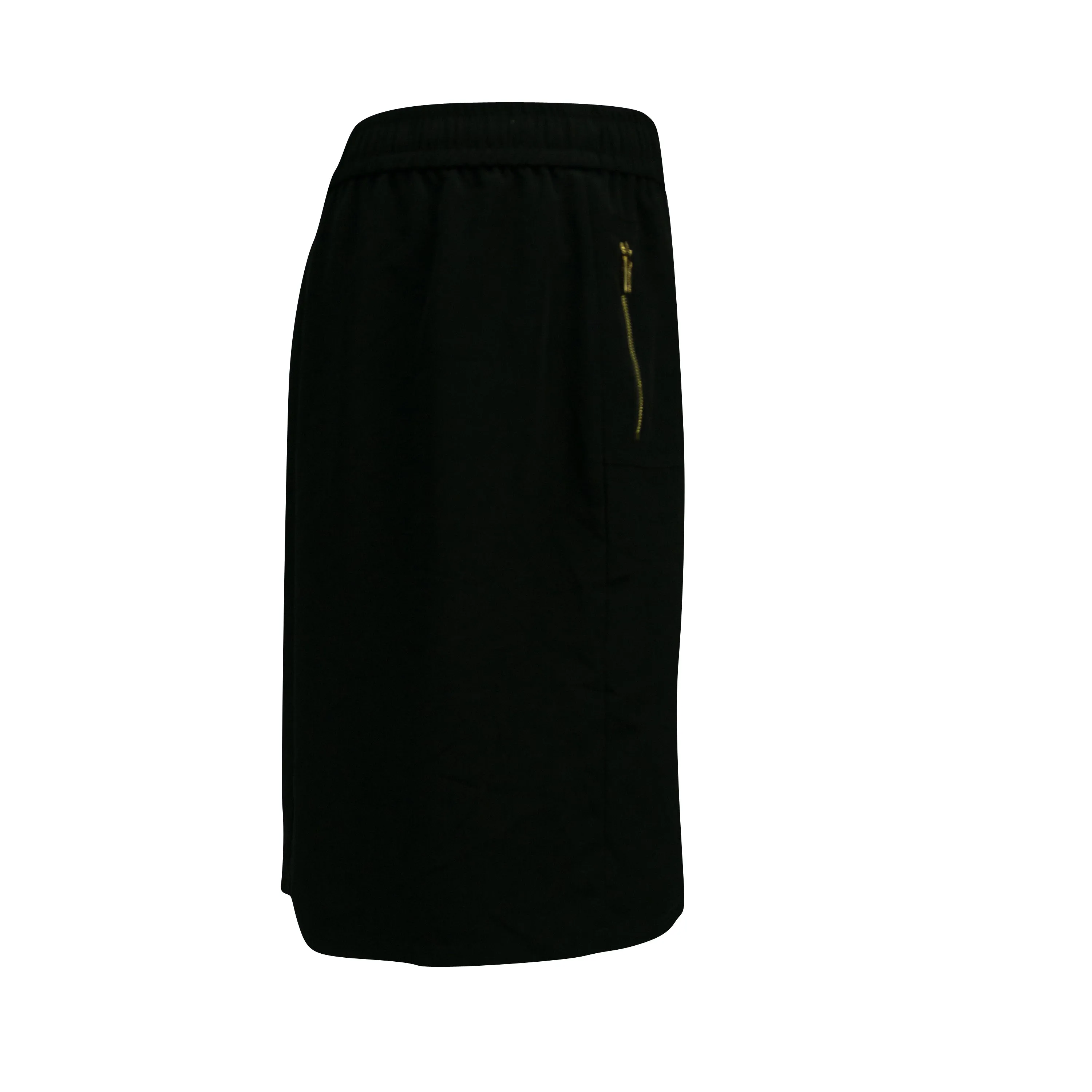 Calvin Klein Women's Plus Size Stretch Waistband Pencil Skirt Black Gold 3X