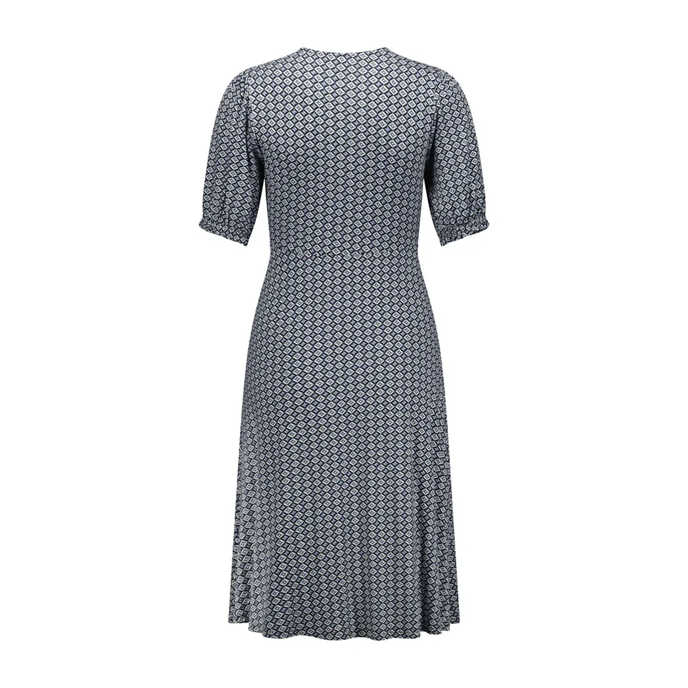 Carolina Dress Geometric Print Preorder Early October