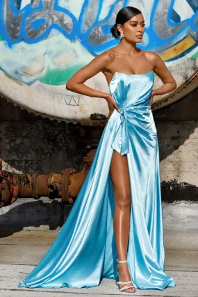 CLASS BLUE EVENING DRESS