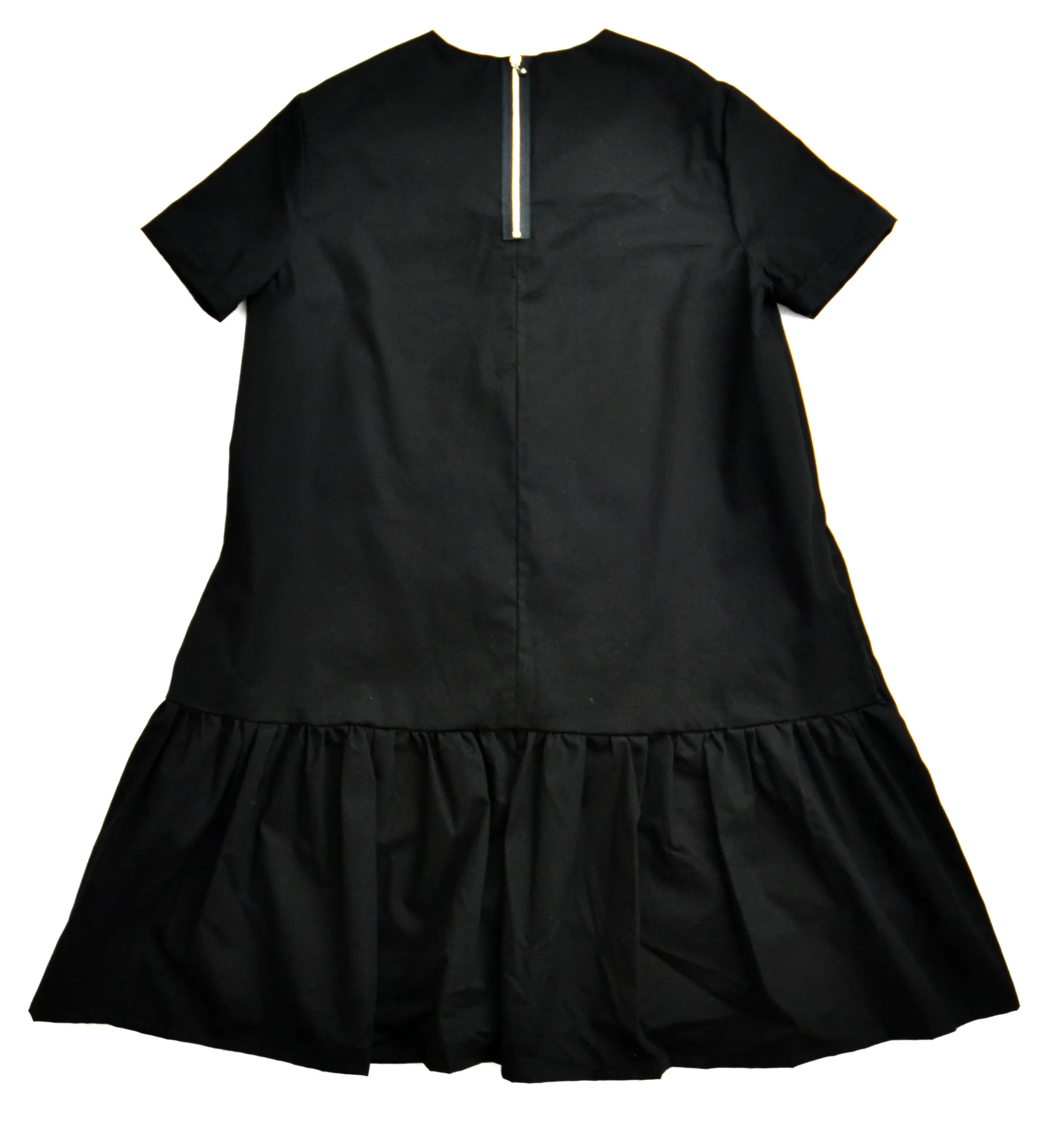 {Clearance Stock} Organic Cotton Sculpted Dress in Black