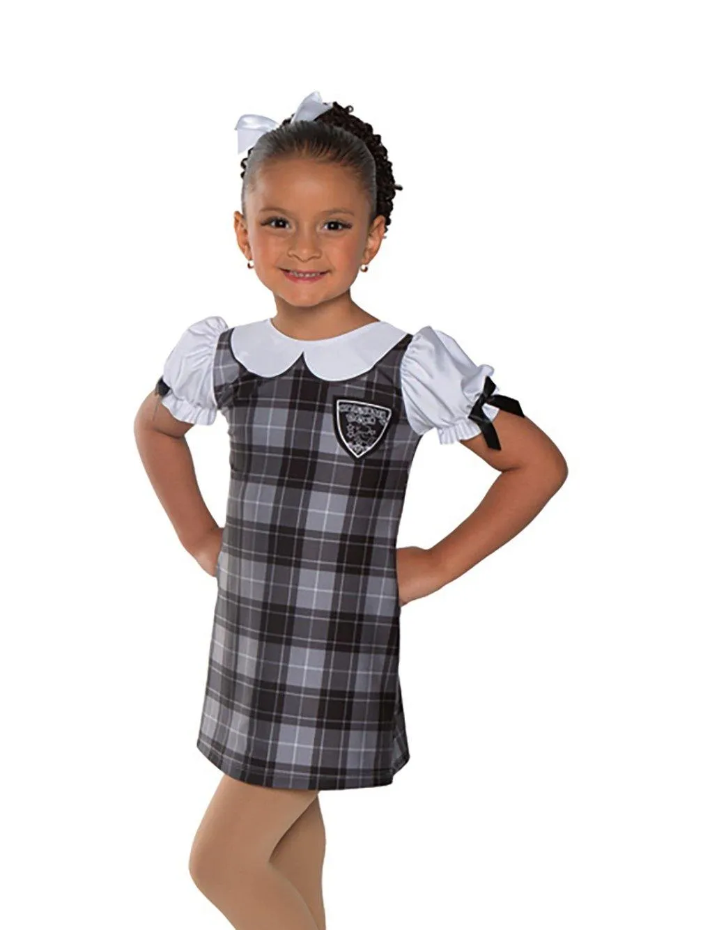Custom Inked Minis Lycra Puff Sleeve Shift Dress