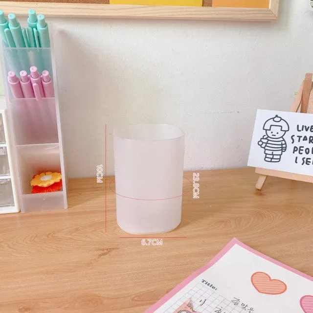 Cute 4 Grids Desk Storage Box