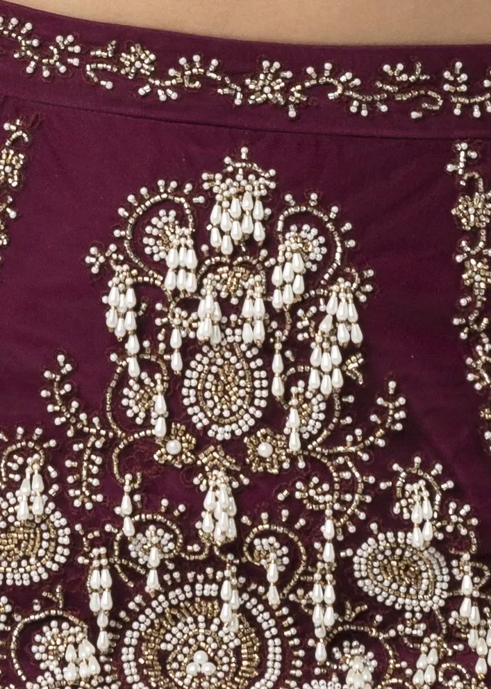 EMBELLISHED BLOUSE & SKIRT SET
