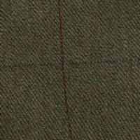 Tailored Asymmetric Check Skirt in Dark Fern - Exclusive Edition
