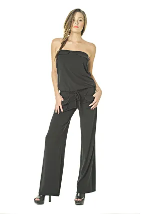 Flap Blouson Jumpsuit