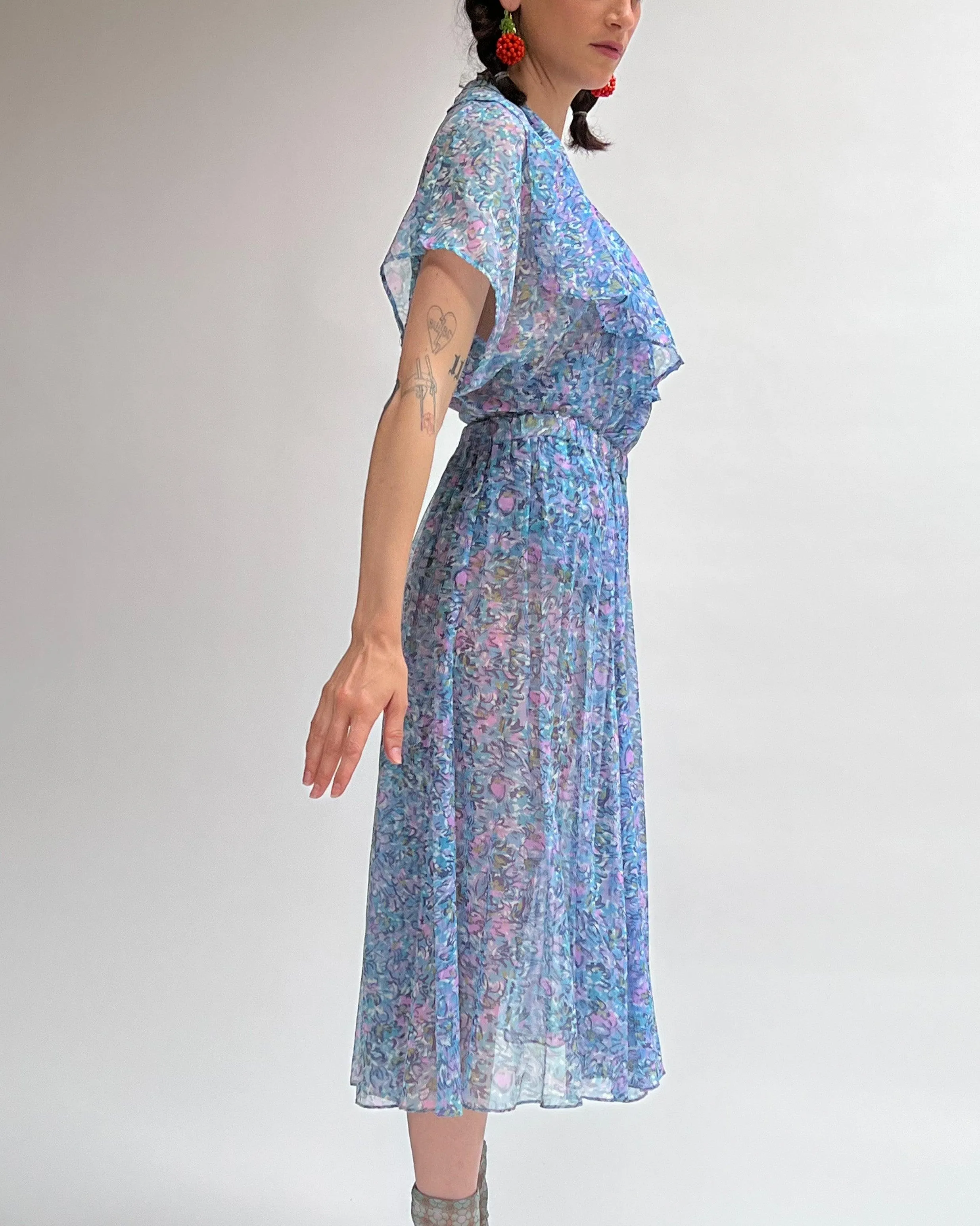 Floral Gauze Watercolor 3 Piece Set