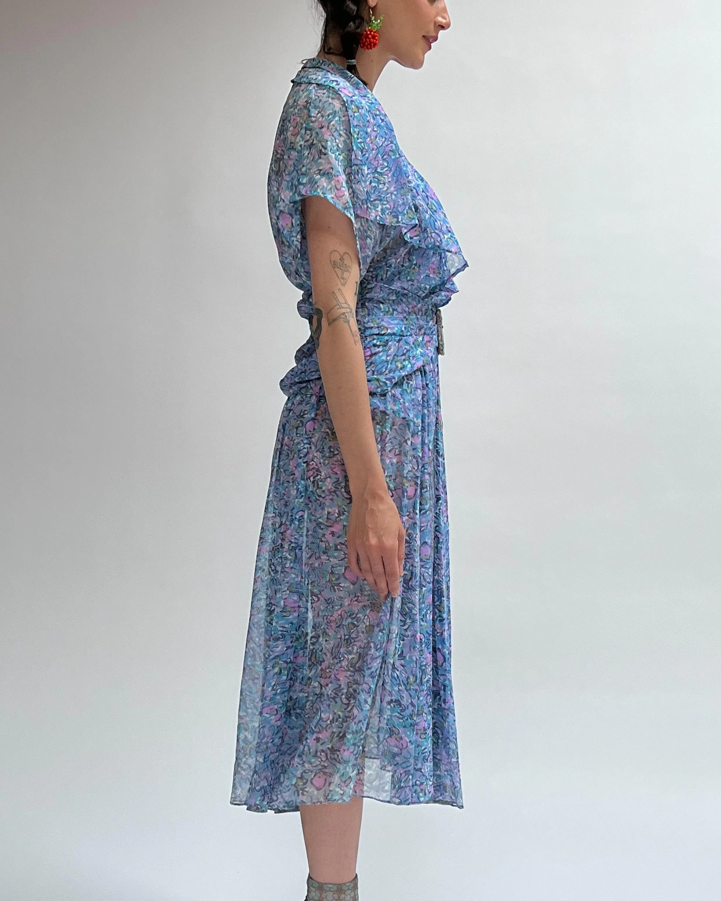 Floral Gauze Watercolor 3 Piece Set