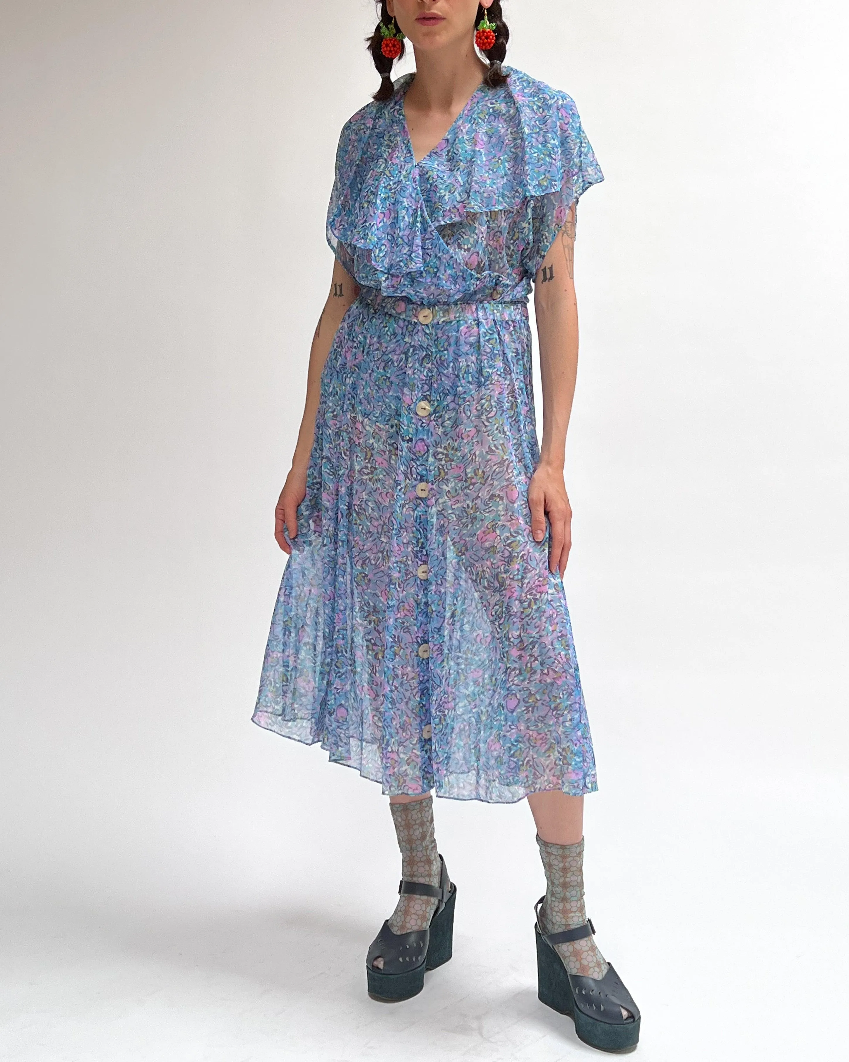 Floral Gauze Watercolor 3 Piece Set