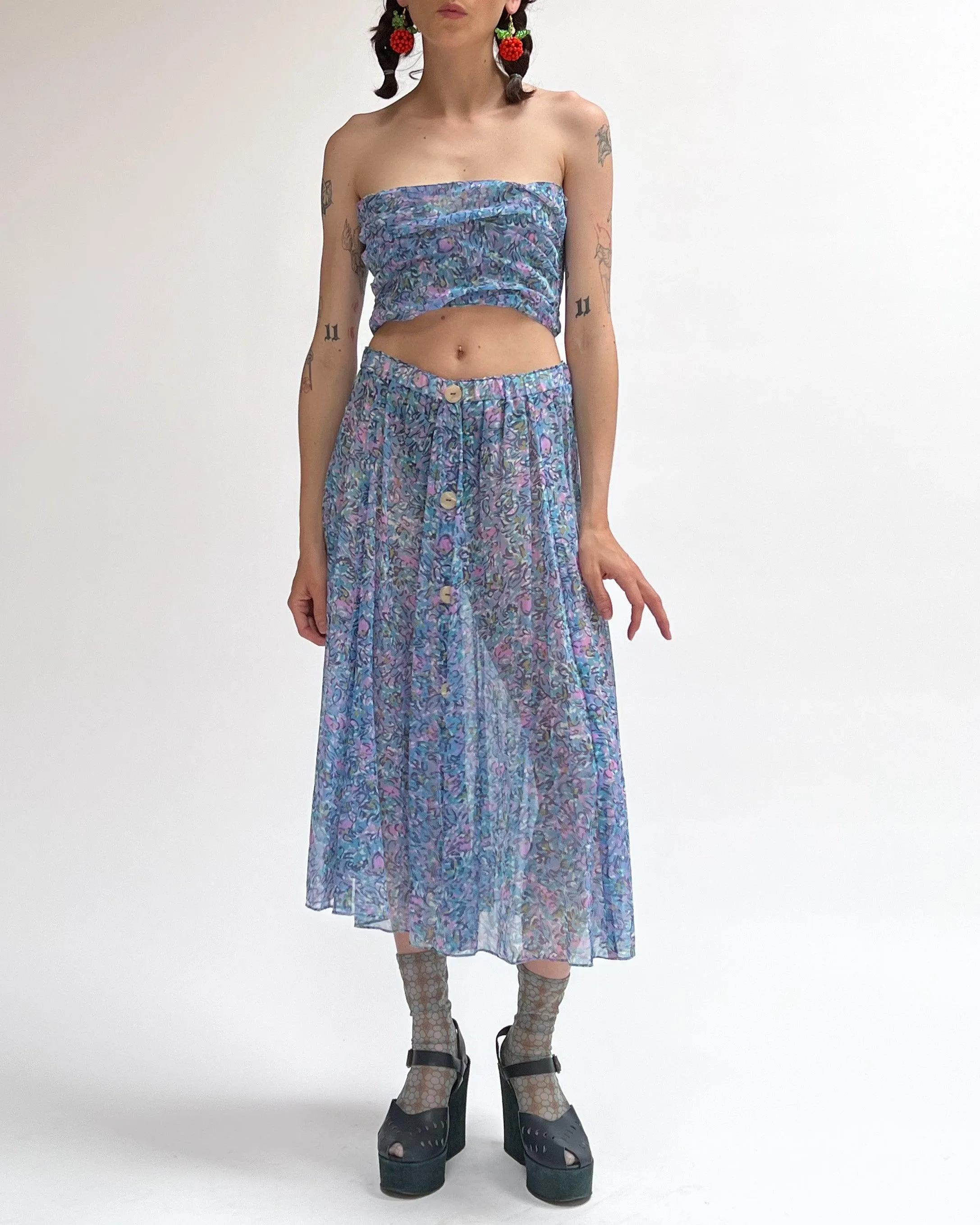 Floral Gauze Watercolor 3 Piece Set