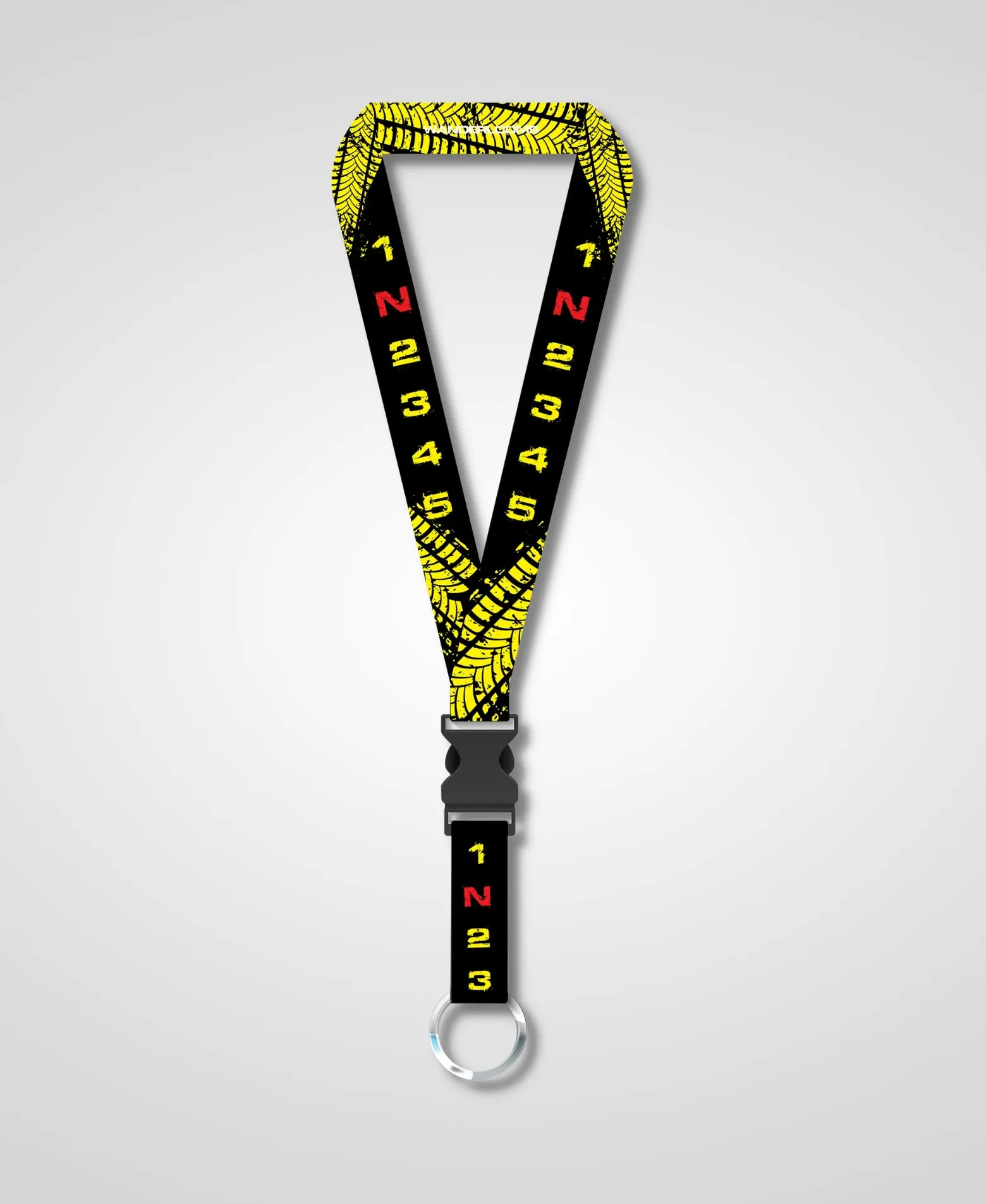 Gear Shift Lanyard Keytag