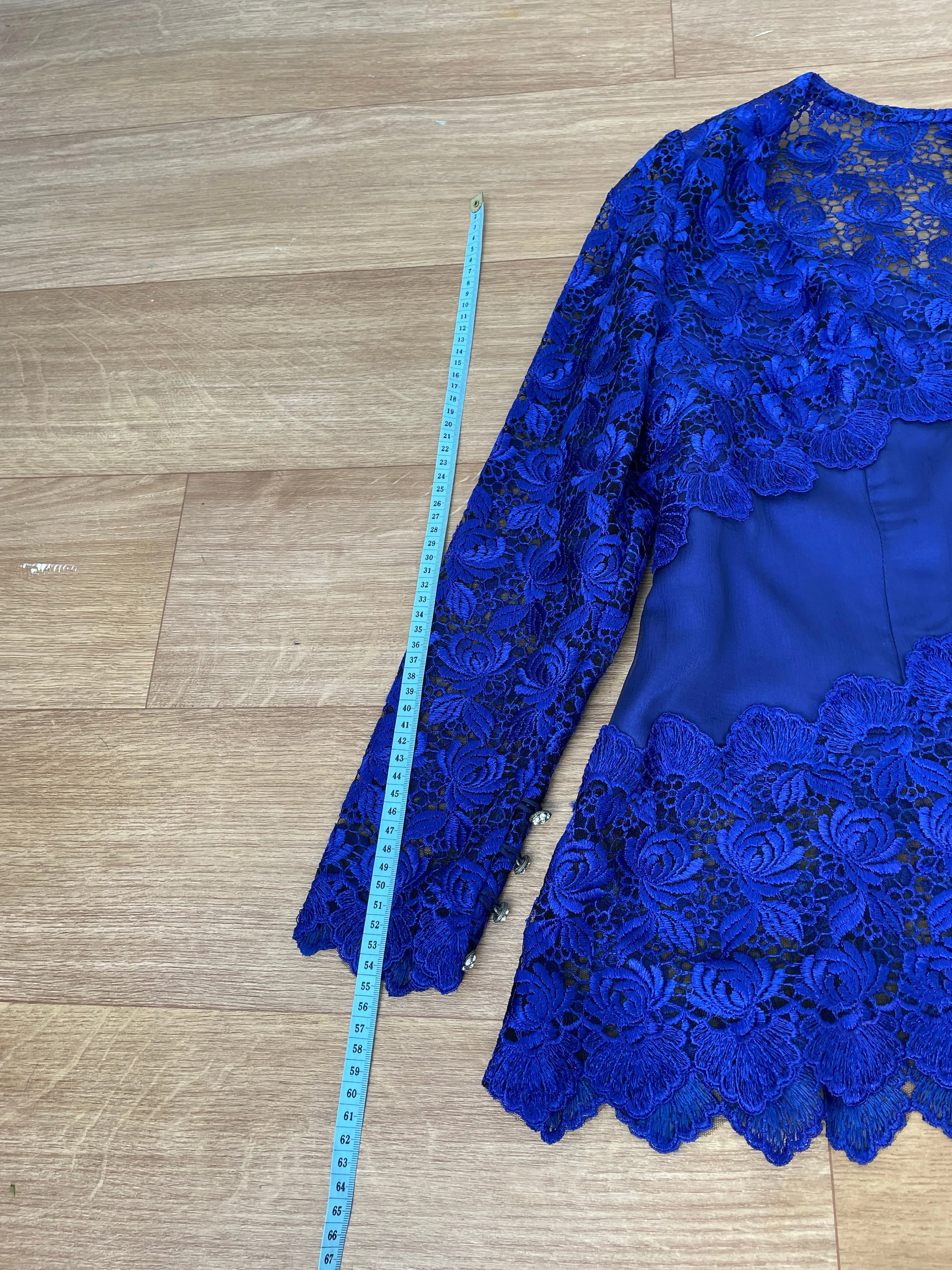 Leonard Cezair Couture Vintage Top Size 16