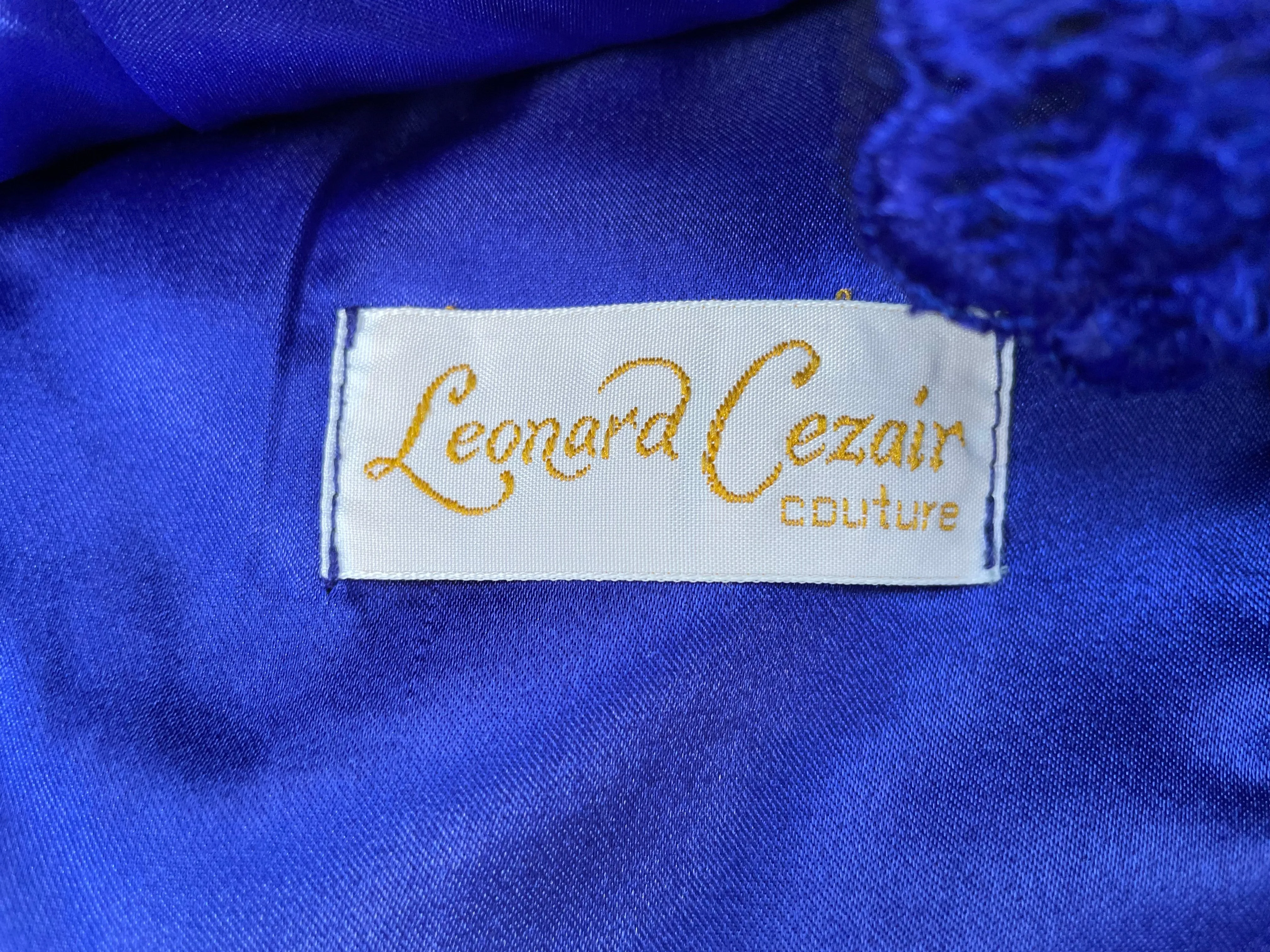 Leonard Cezair Couture Vintage Top Size 16