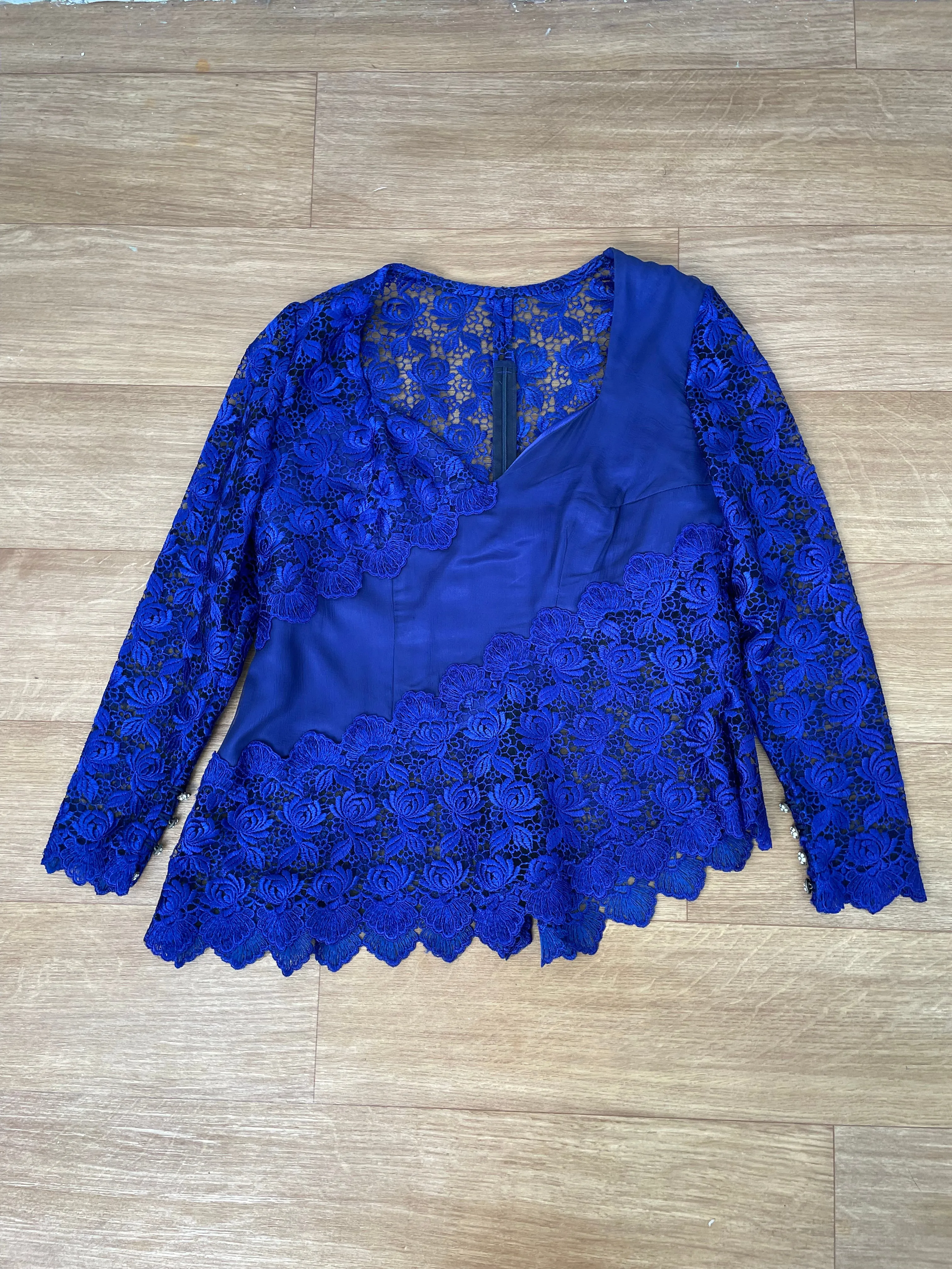 Leonard Cezair Couture Vintage Top Size 16