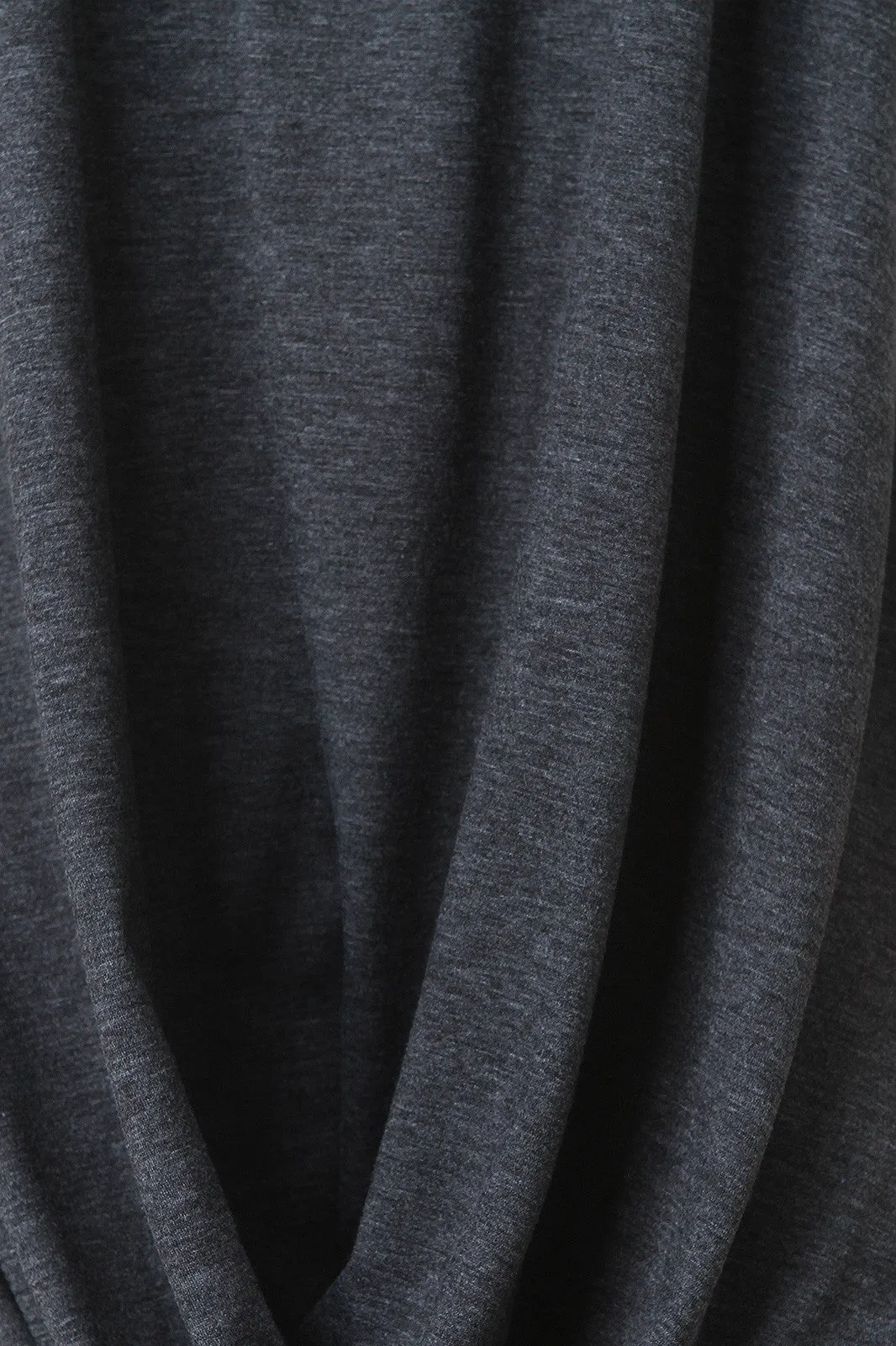 Long Sleeve Drape Hem Dress