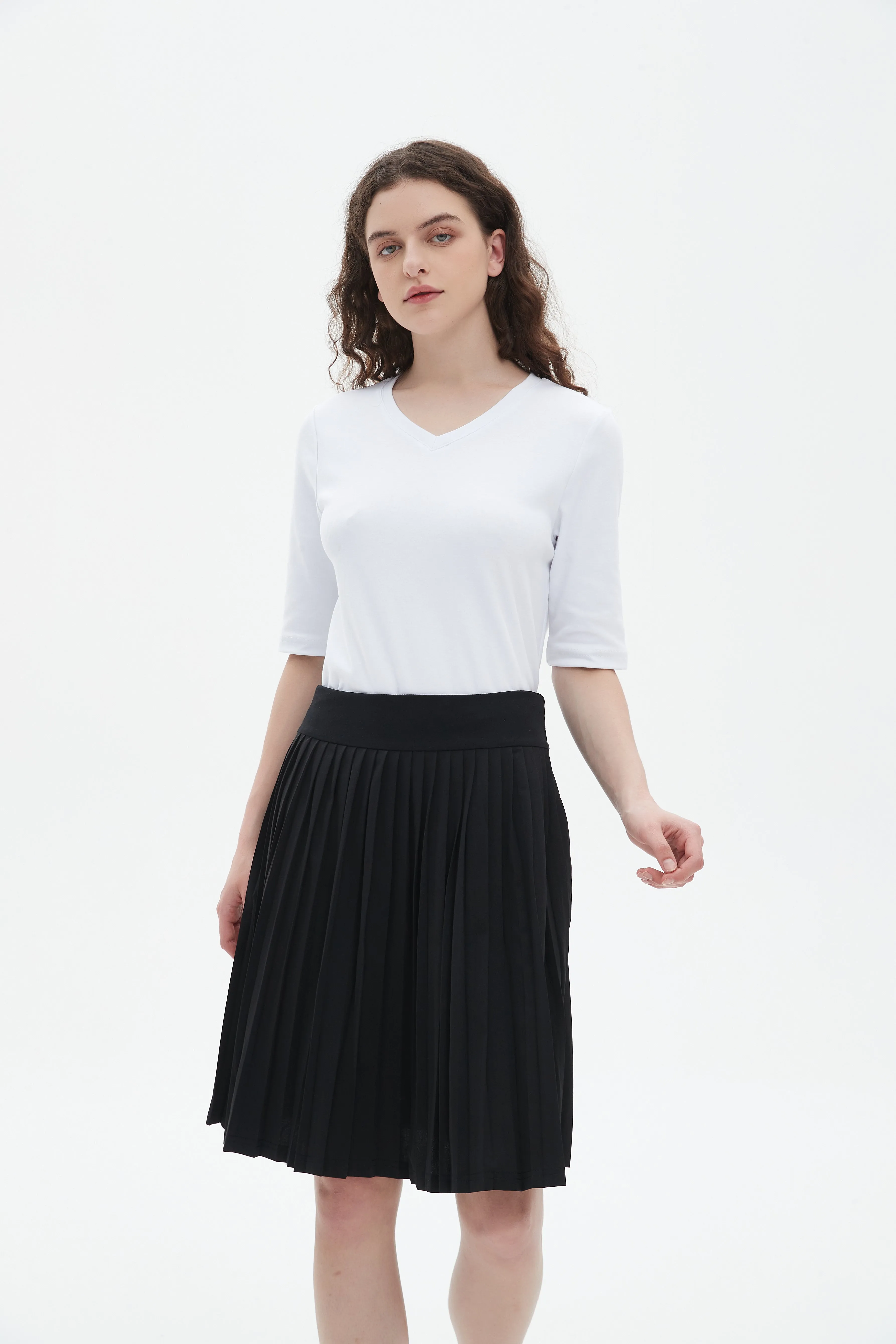 MM MINI PLEATS - BLACK