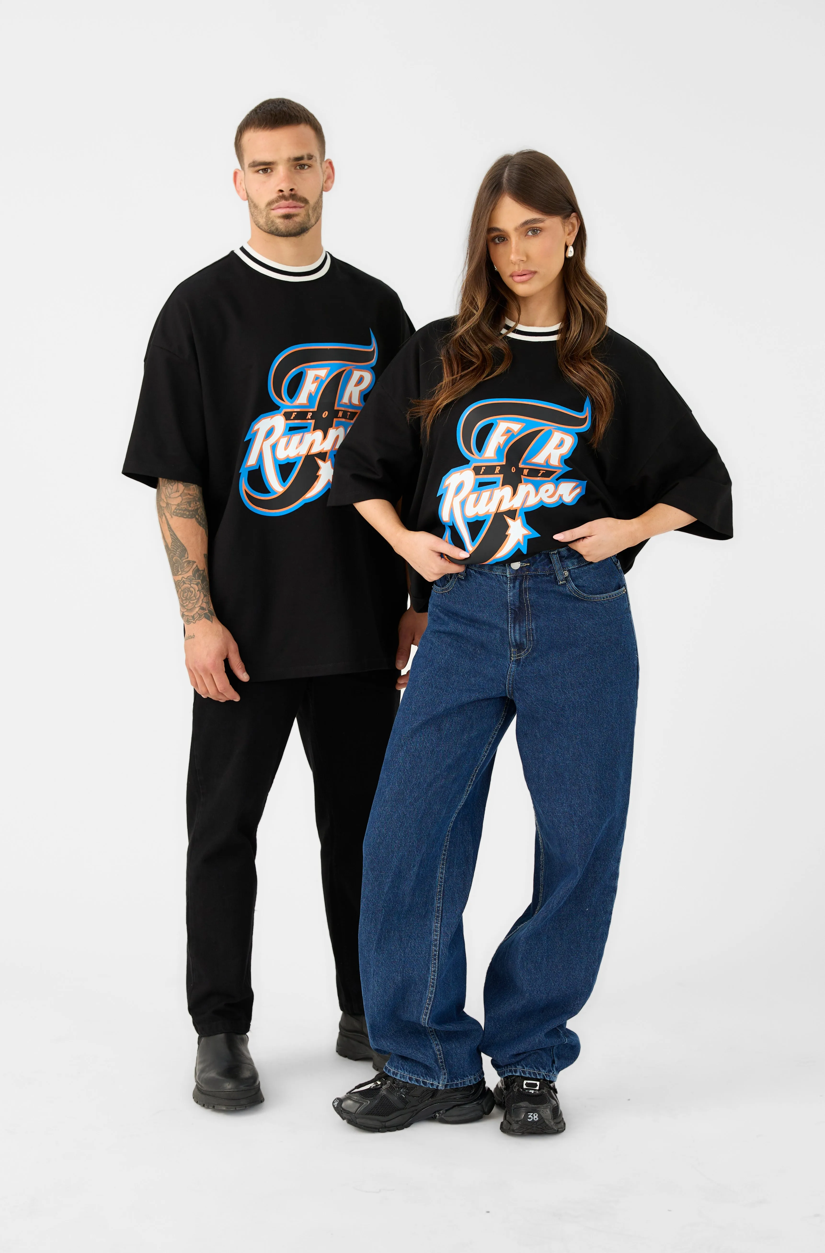 Neon Sprint Tee - Black