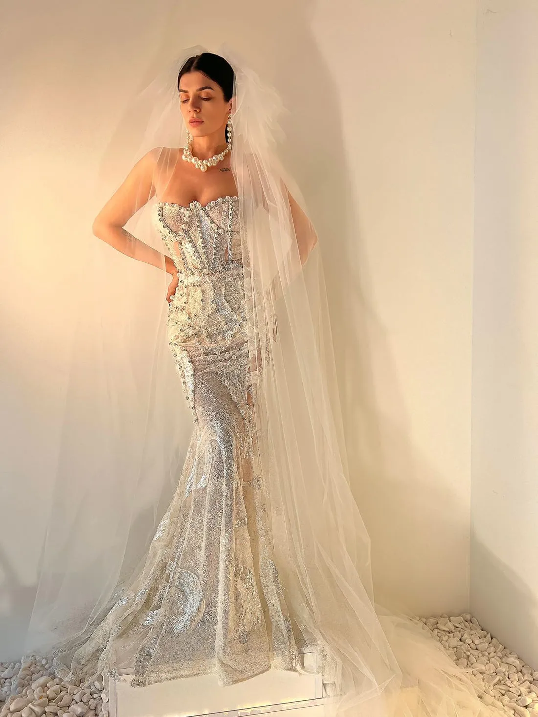 Paige Luxury White Wedding Dress