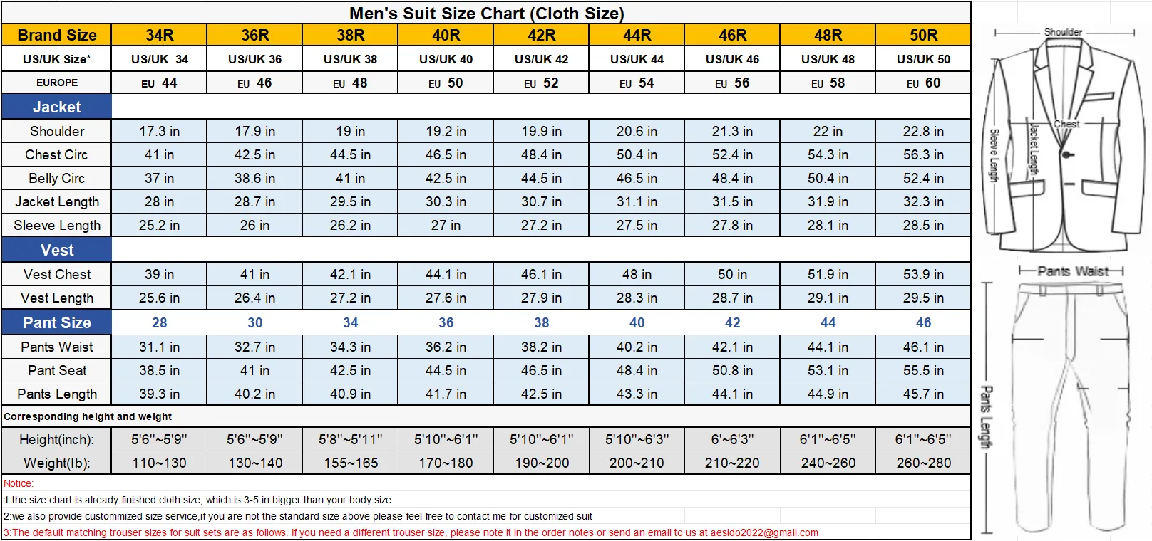 Patterned Shawl Lapel 3 Pieces Mens Suit Tuxedos (Blazer vest Pants)