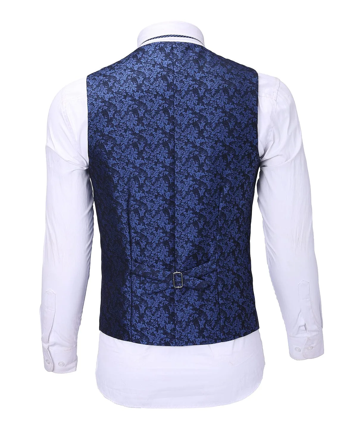 Patterned Shawl Lapel 3 Pieces Mens Suit Tuxedos (Blazer vest Pants)