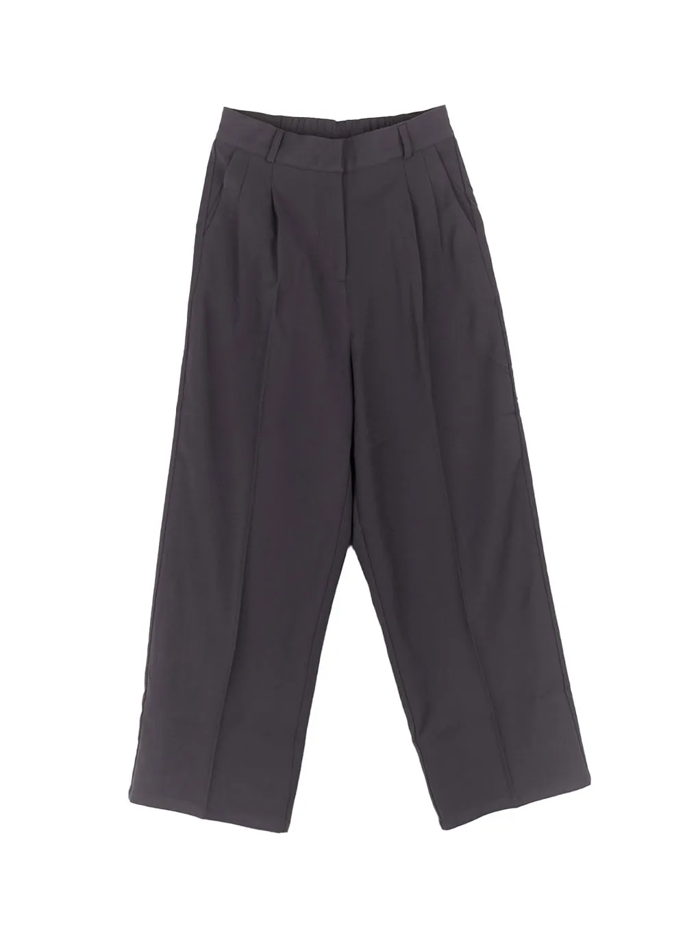 Pintuck Wide-Leg Slacks Pants IM524