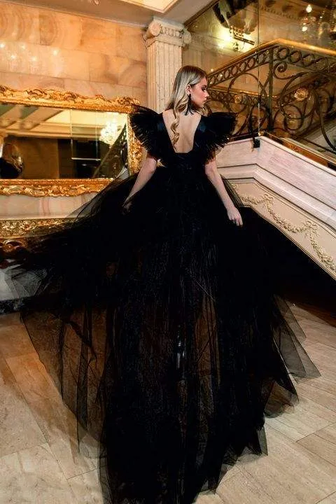 Rime Black Evening Dress