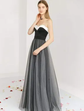 Ring Black Evening Dress