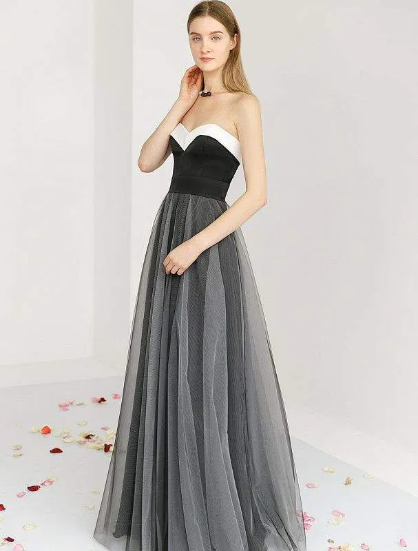 Ring Black Evening Dress