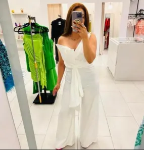 Sky white jumpsuits