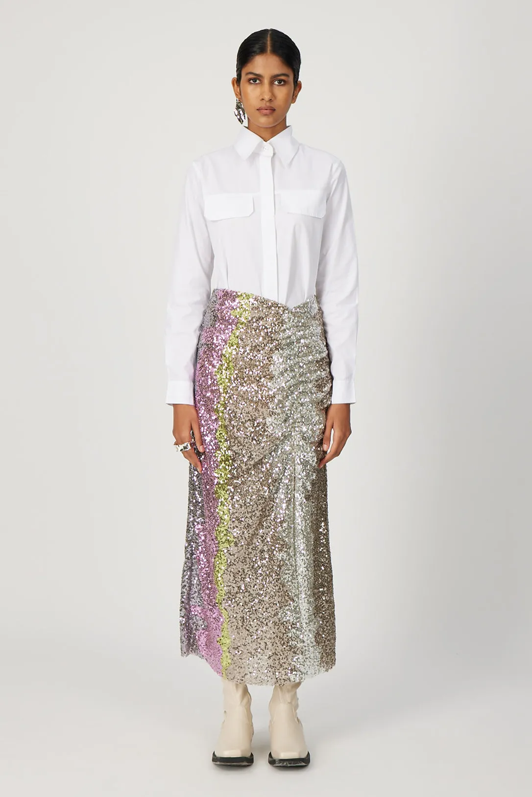sombrero midi skirt
