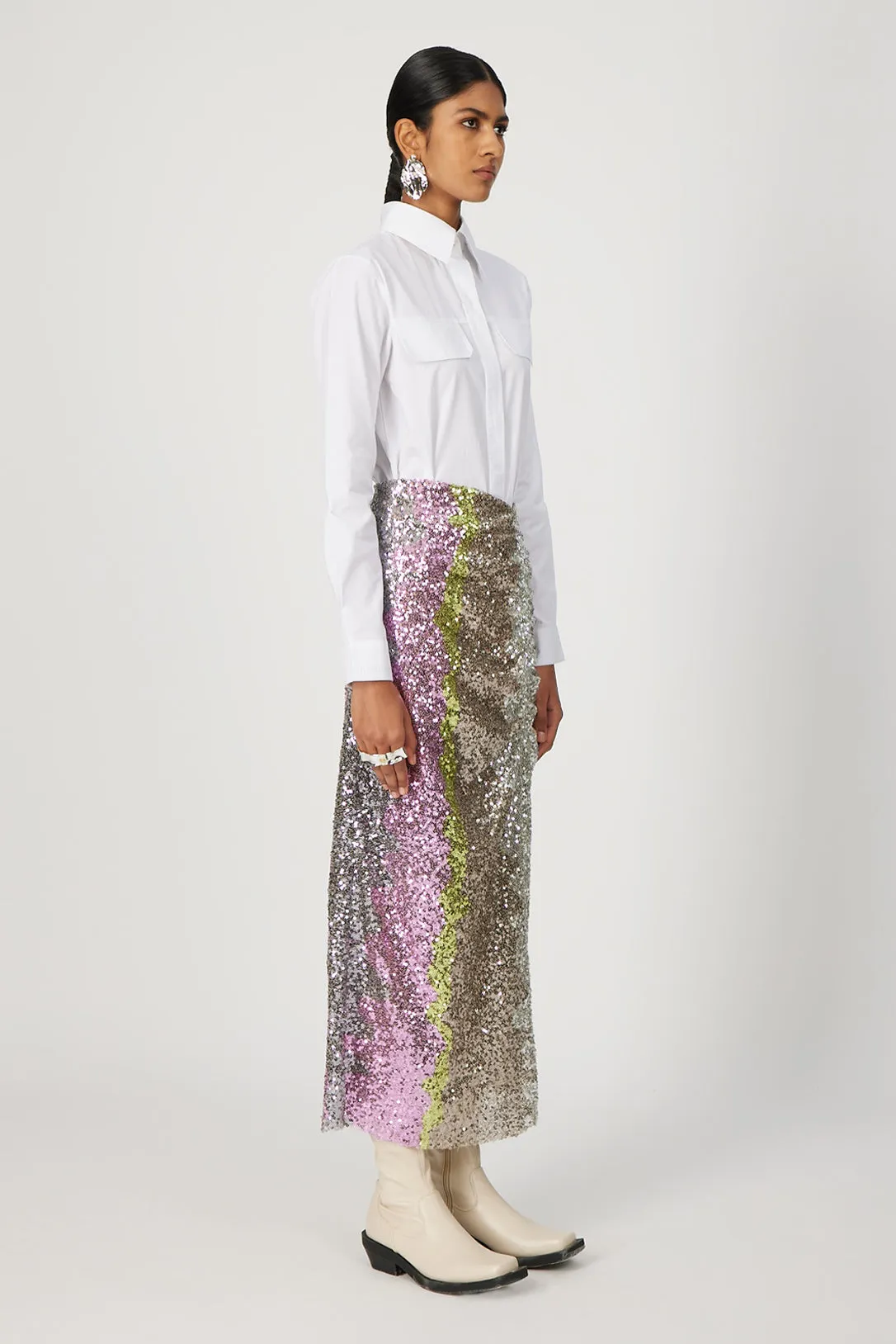 sombrero midi skirt