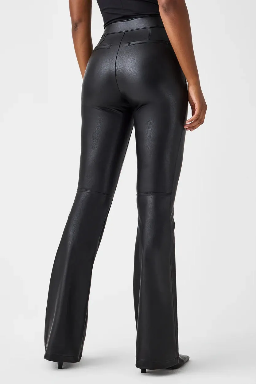 Spanx Leather Like Flare Pants