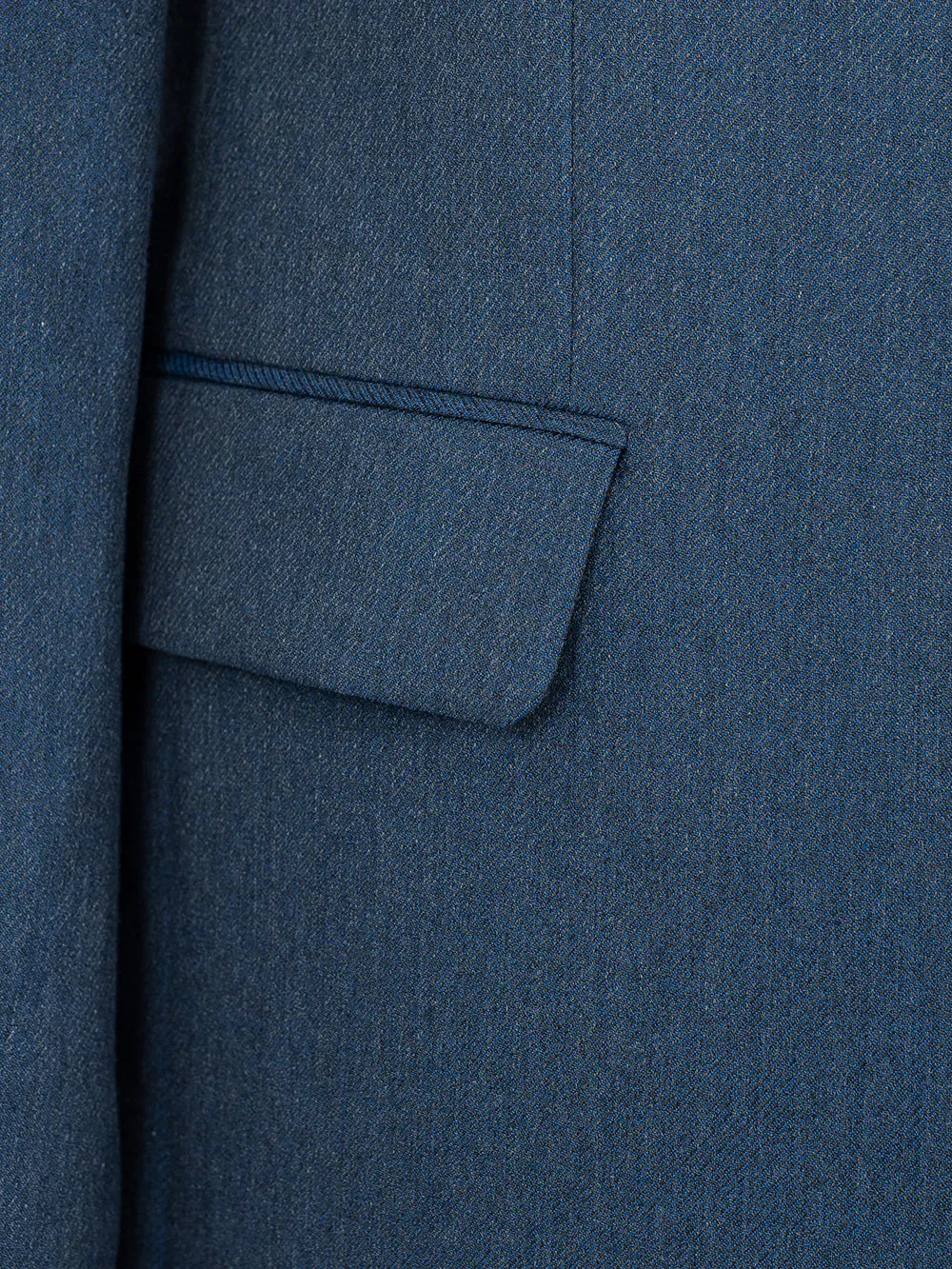Three Pieces Of Light Blue Bespoke Men Suit Tailored