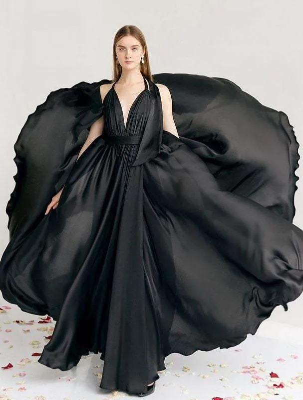 Uninitiated Black Evening Dress