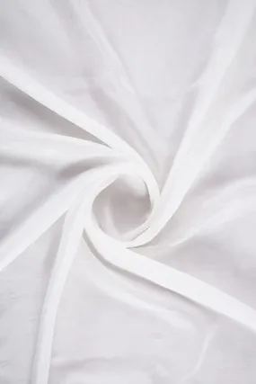 White Plain Dyeable Natural Viscose Silk Fabric