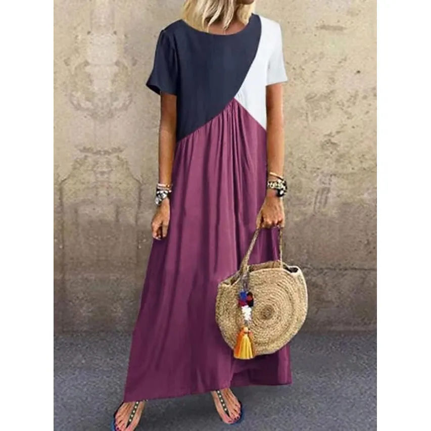 Women's Shift Dress Maxi long Dress