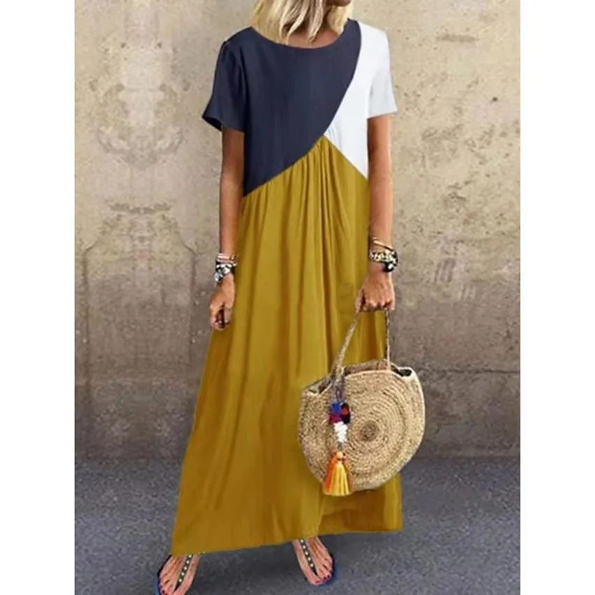 Women's Shift Dress Maxi long Dress