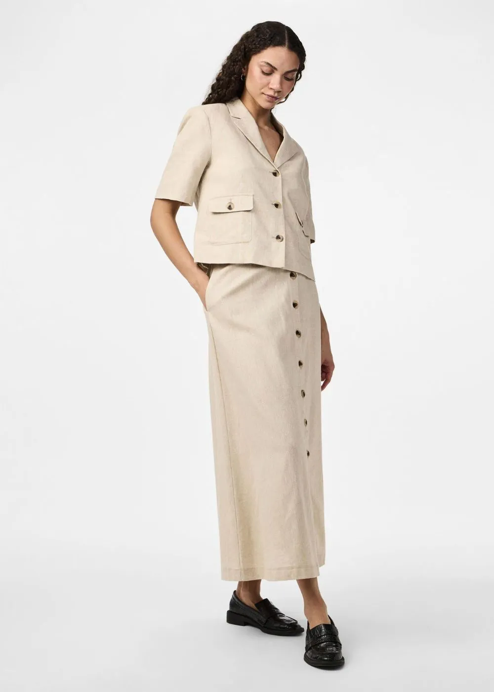 YASLINEA HW MAXI SKIRT